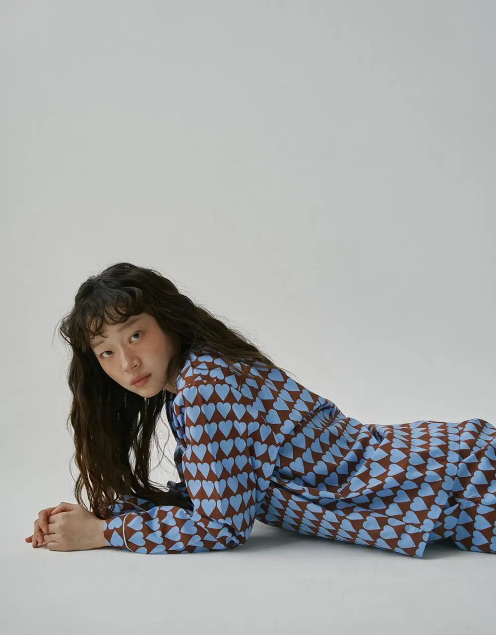 보웰 [BWTZ] (uni) 데이오프 고밀도 순면 100% 파자마세트 클라우드하트 2종 상세페이지 21